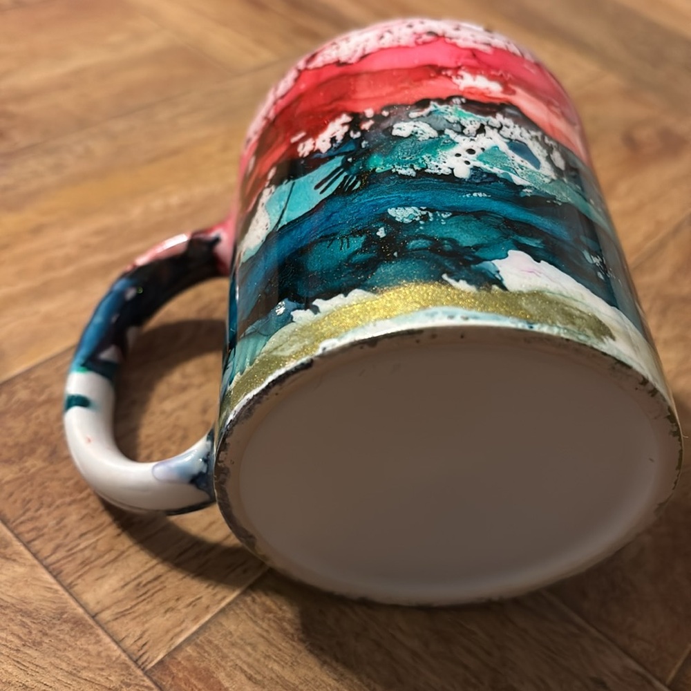 Ink Splatter Ceramic Mugs - Picture 7 of 13